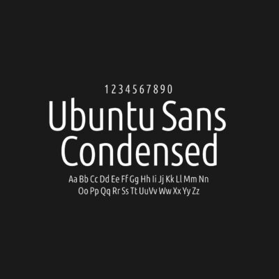 Ubuntu Sans Condensed Font Family Free Download