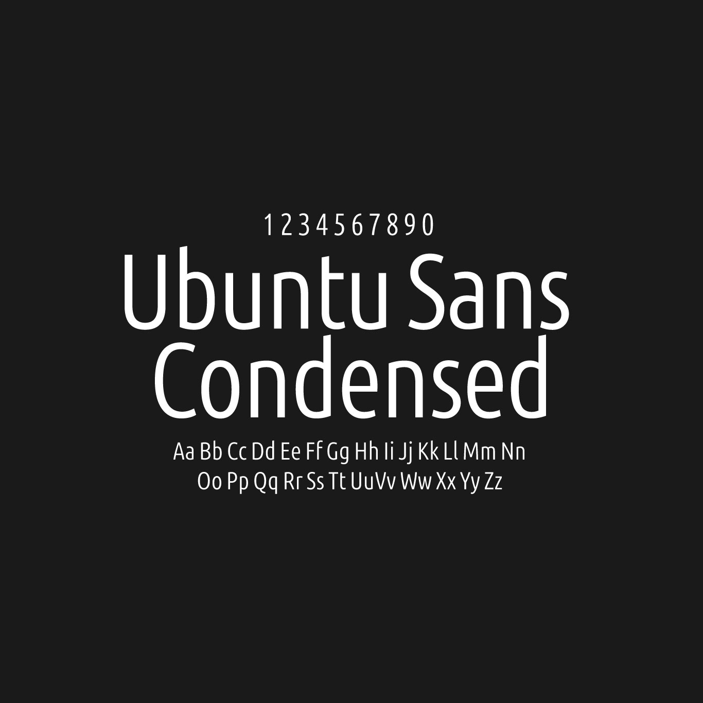 Ubuntu Sans Condensed Font Family Free Download