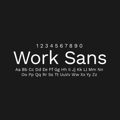 Work Sans Font Family Free Download