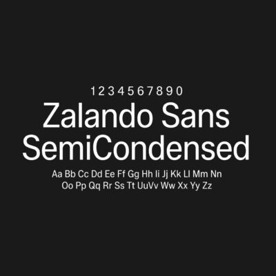 Zalando Sans SemiCondensed Font Family Free Download