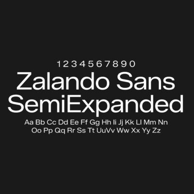 Zalando Sans SemiExpanded Font Family Free Download