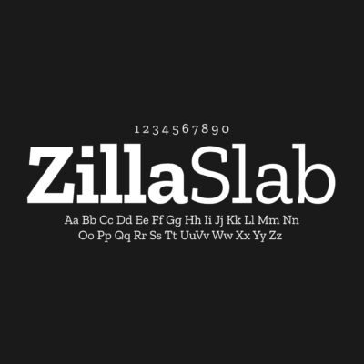 Zilla Slab Font Family Free Download