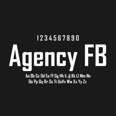 Agency FB Font Free Download