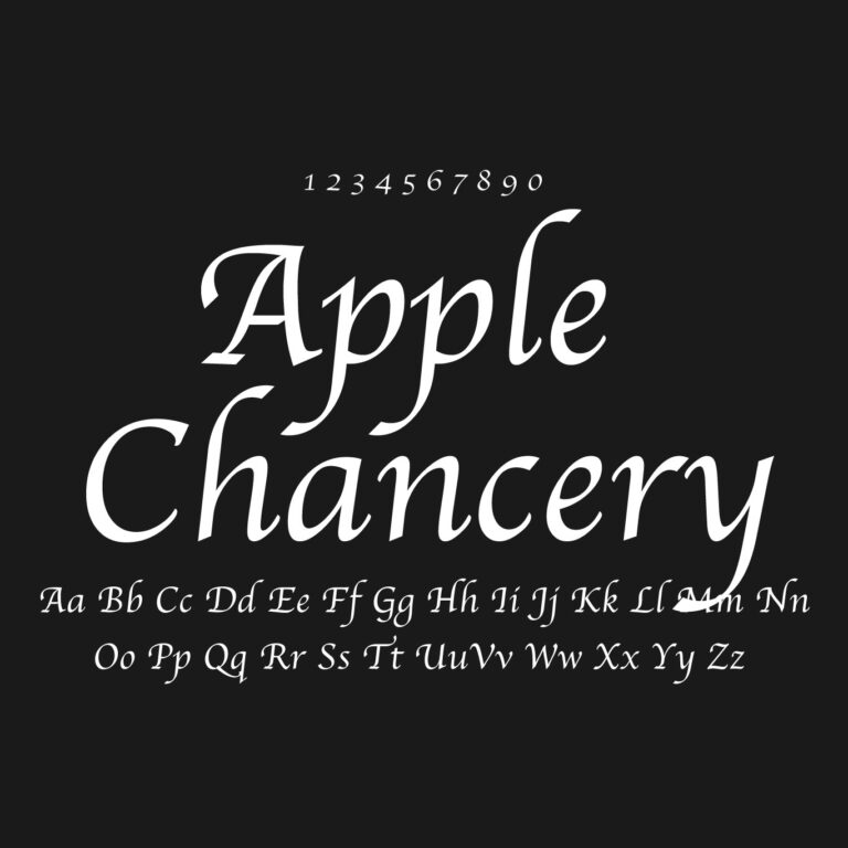 Apple Chancery Font Free Download