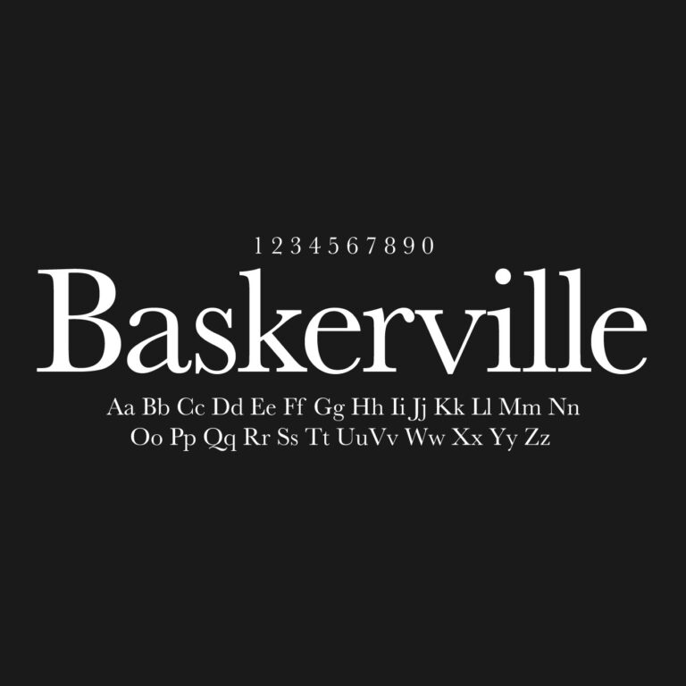 Baskerville Font Family Free Download