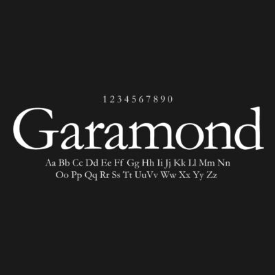 Garamond Font Family Free Download