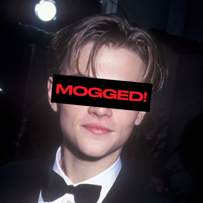 leonardo dicaprio mogged! meme preview