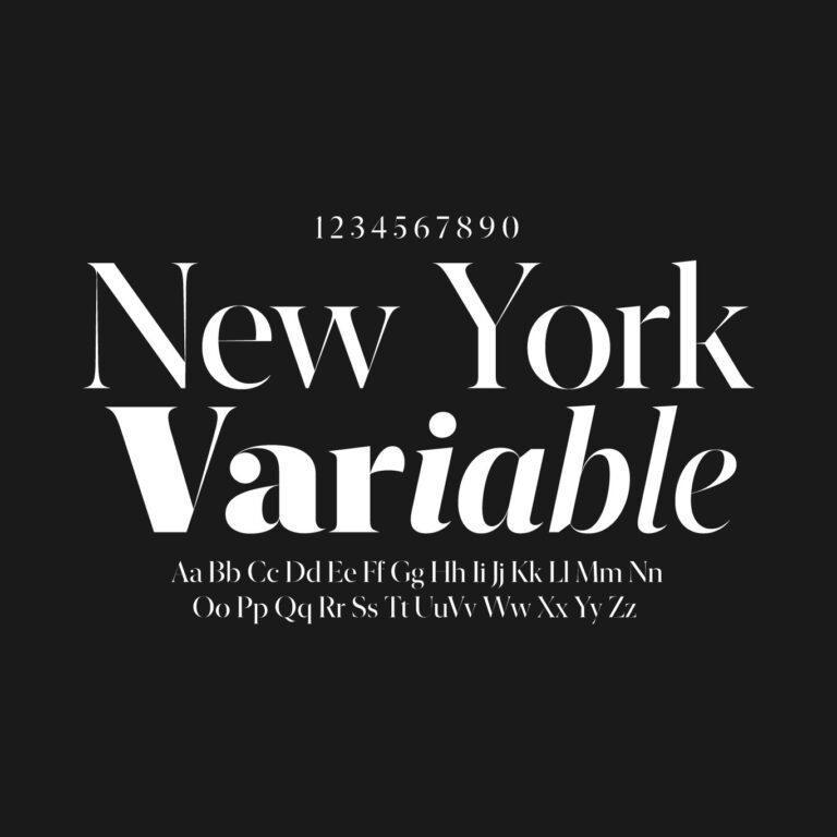 New York Variable Font Free Download
