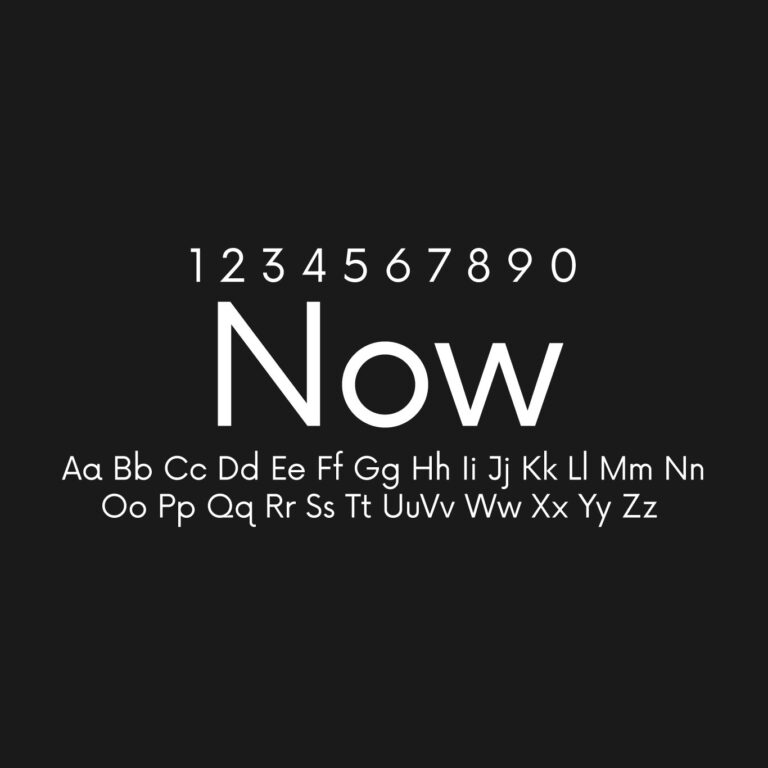 Now Font Family Free Download