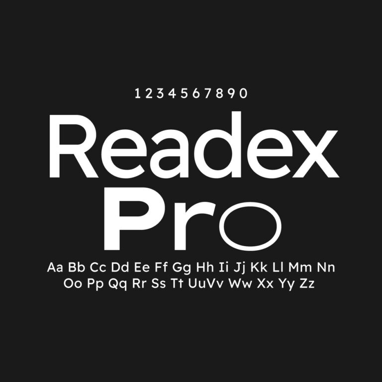 Readex Pro Font Family Free Download