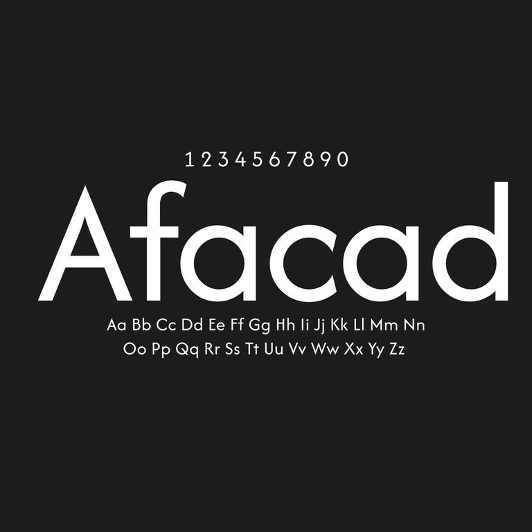 Afacad Font Family Free Download