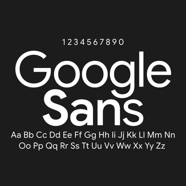 Google Sans Font Family Free Download