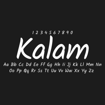 Kalam Font Family Free Download