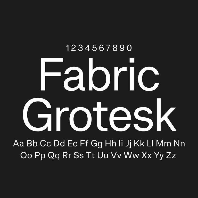 Fabric Grotesk Font