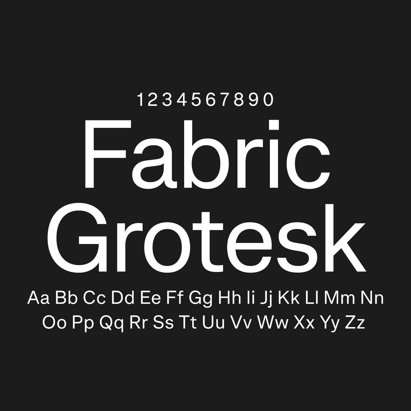 Fabric Grotesk Font